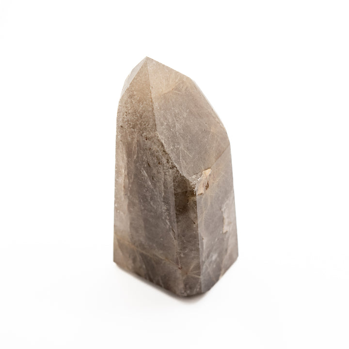 Natural Rutilated Quartz Crystal Obelisk Tower - Healing Gemstone Decoration, Meditation Therapy Gifts
