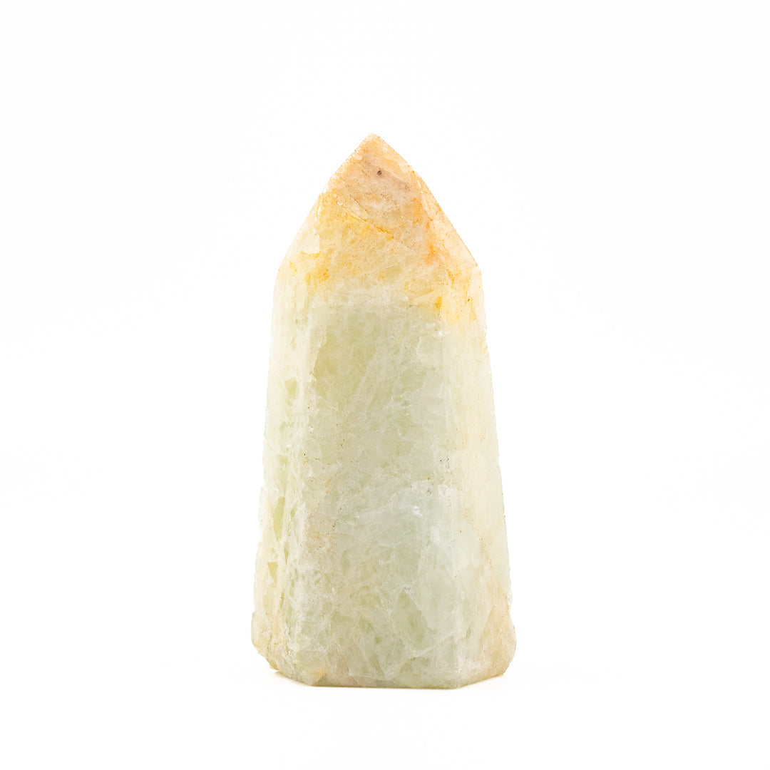 Natural Aquamarine Crystal Obelisk Tower - Healing Gemstone Decoration, Meditation Therapy Gifts