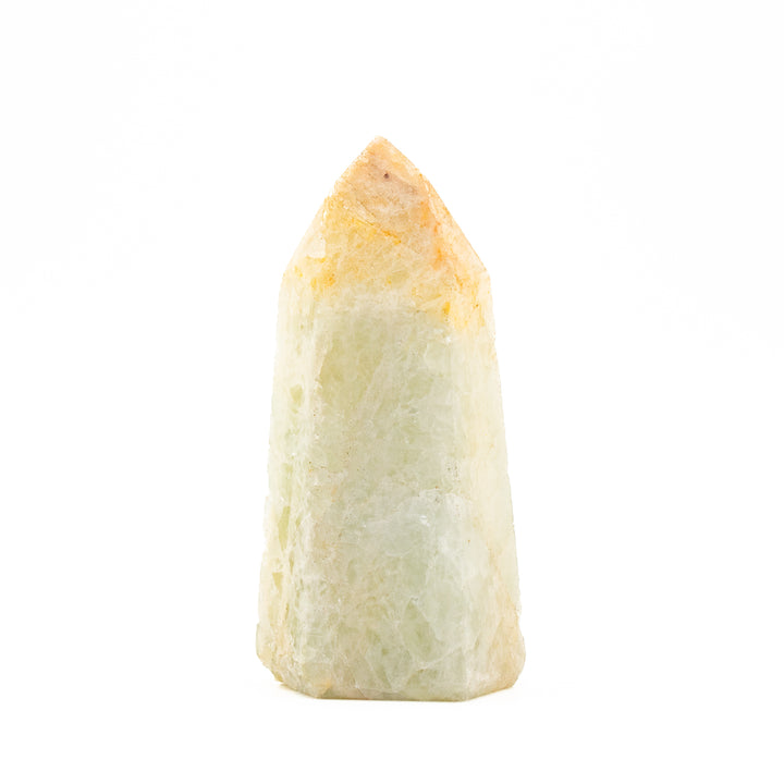 Natural Aquamarine Crystal Obelisk Tower - Healing Gemstone Decoration, Meditation Therapy Gifts