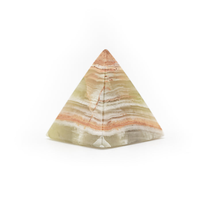 Natural Onyx Crystal Pyramid - Healing Gemstone Decoration, Meditation Therapy Gifts