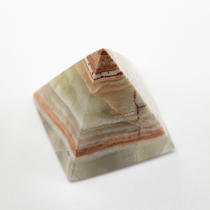 Natural Onyx Crystal Pyramid - Healing Gemstone Decoration, Meditation Therapy Gifts