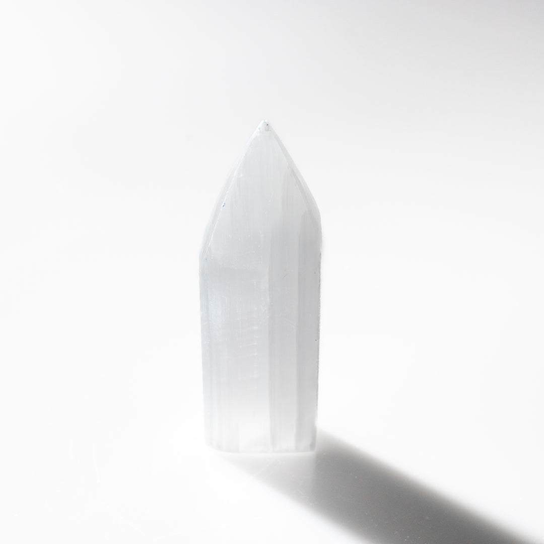 Natural Selenite Arrow Stick - 4 Inches Selenite Crystal - Cleansing & Recharging Healing Stone