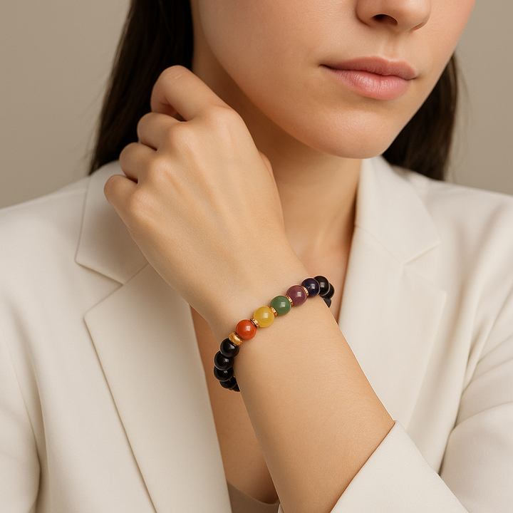 Pulseras de piedras preciosas naturales LGBTQ+