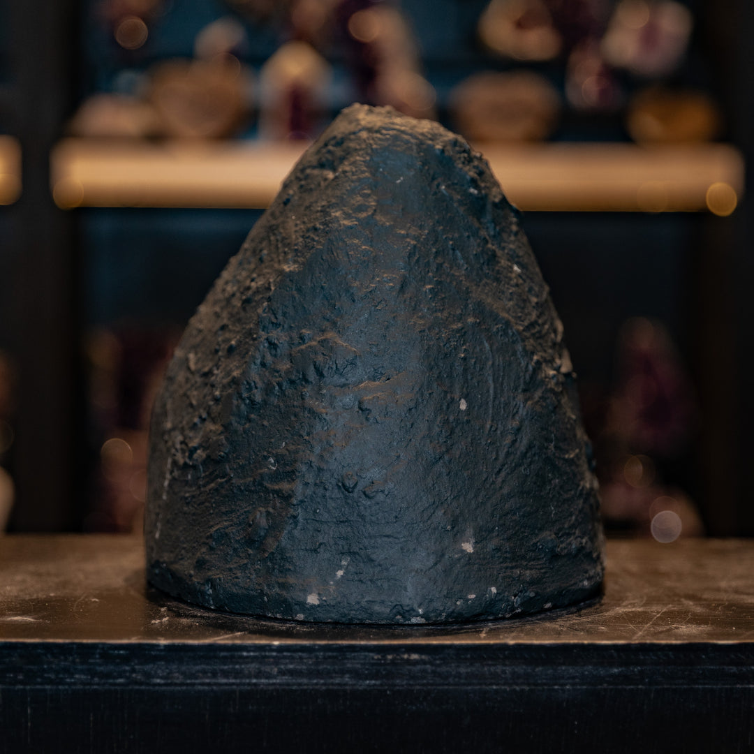 Symmetrical "Geometric Pyramid" Amethyst Cathedral | 7.1kg Deep Purple Geode | Broad Triangular Crystal Decor