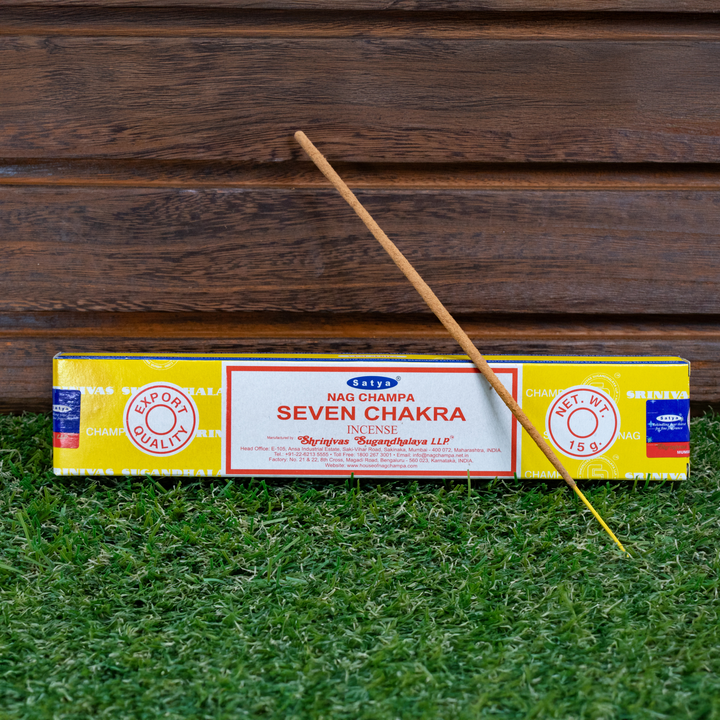 Satya Nag Champa Seven Chakra Incense Sticks | 15 Grams