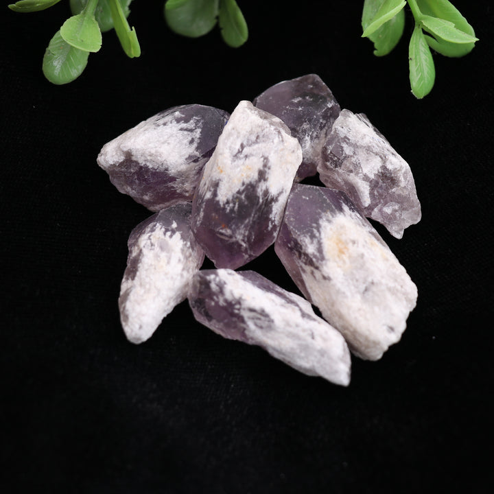 Natural Amethyst Point Tumbled Stone - Polished Gems for Positive Energy & Relaxation