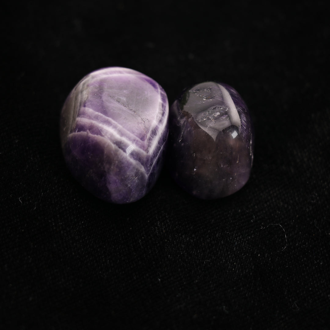 Natural Amethyst Tumbled Stone - Polished Gems for Spiritual Harmony & Calm