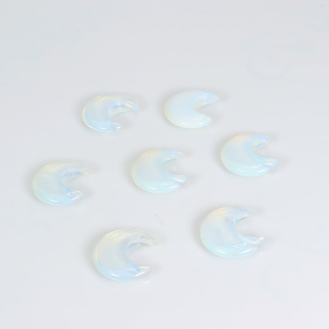 Natural Moon Shaped Gemstones, 30mm - Perfect for Decor, Gift