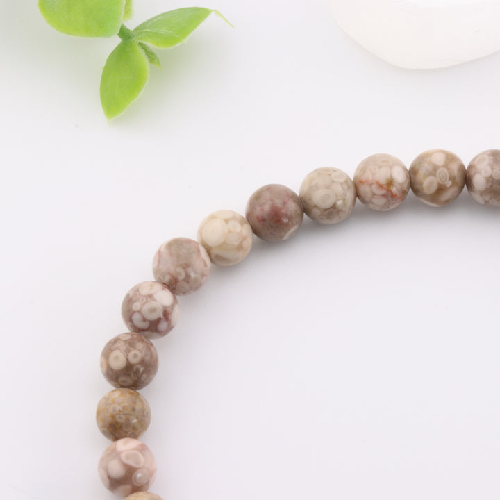 Natural Maifanite Bracelet - Metal Free, 6mm - Serenity & Wellness Stone