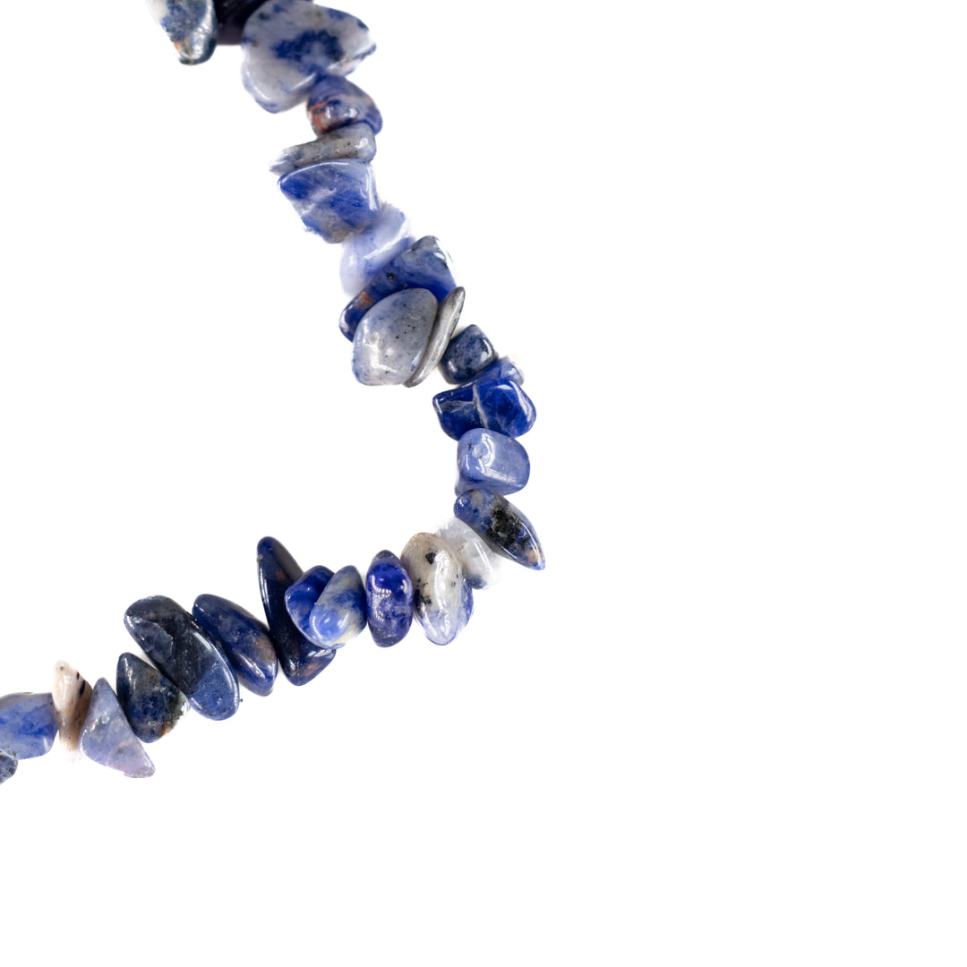 Bracelet en sodalite naturelle – Sans métal, 5-8 mm