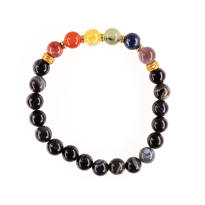 Pulseras de piedras preciosas naturales LGBTQ+