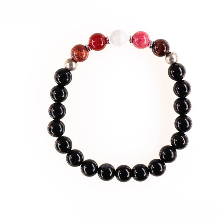 Pulseras de piedras preciosas naturales LGBTQ+ para lesbianas