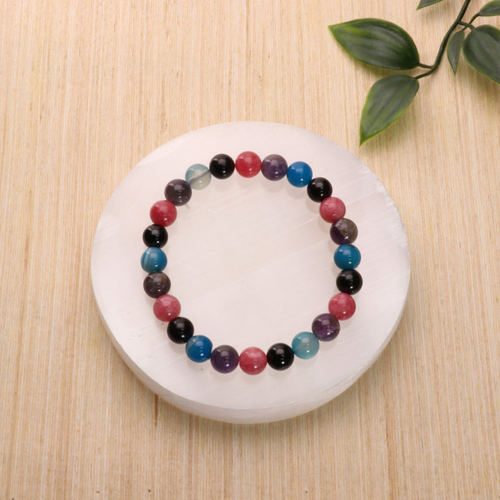 Bisexual - LGBTQ Natural Gemstone Bracelets