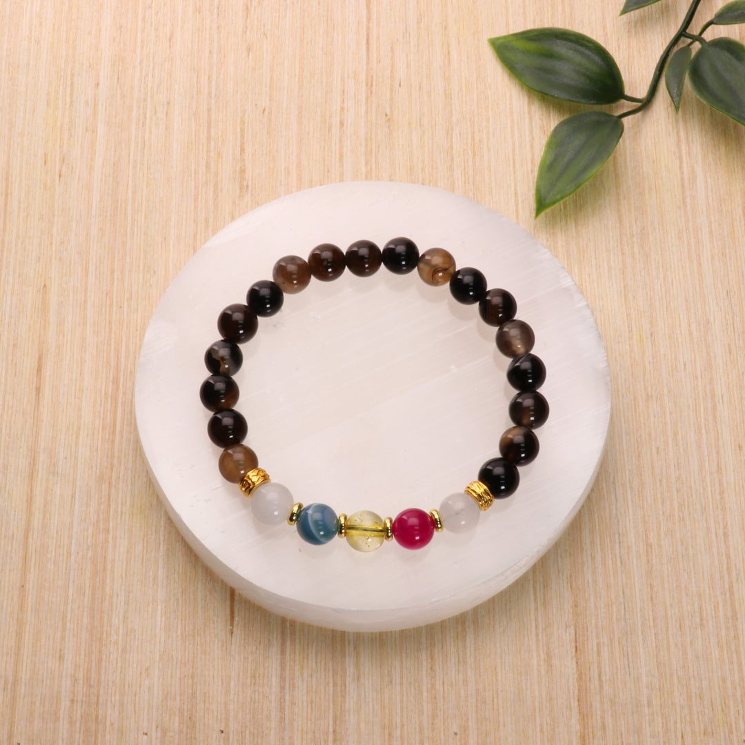 Pansexual - LGBTQ Natural Gemstone Bracelets