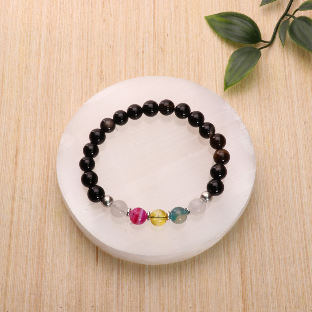 Pansexual - LGBTQ Natural Gemstone Bracelets