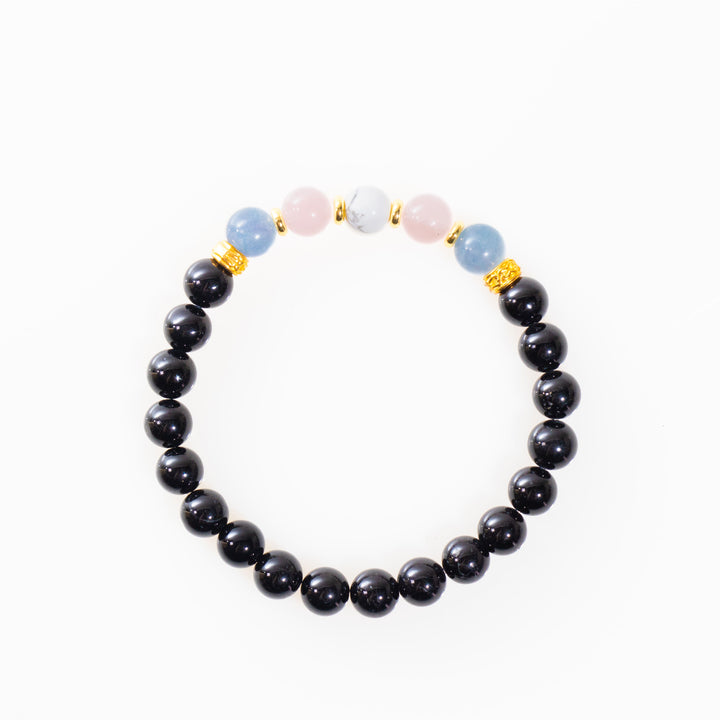 Pulseras de piedras preciosas naturales LGBTQ para personas transgénero