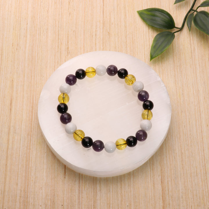 Non-Binary - LGBTQ Natural Gemstone Bracelets