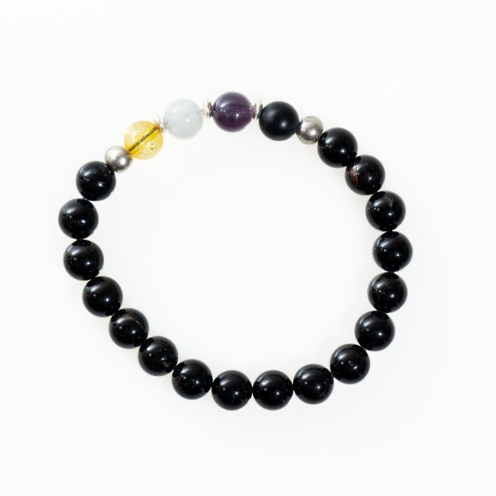 Pulseras de piedras preciosas naturales LGBTQ - No binario