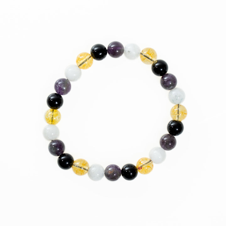 Pulseras de piedras preciosas naturales LGBTQ - No binario