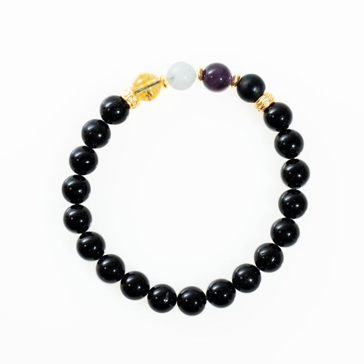 Pulseras de piedras preciosas naturales LGBTQ - No binario