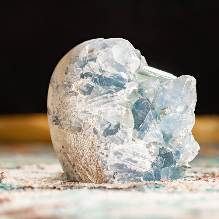Celestite Crystal Egg | 2.67 lbs