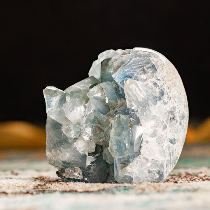 Celestite Crystal Egg | 2.67 lbs