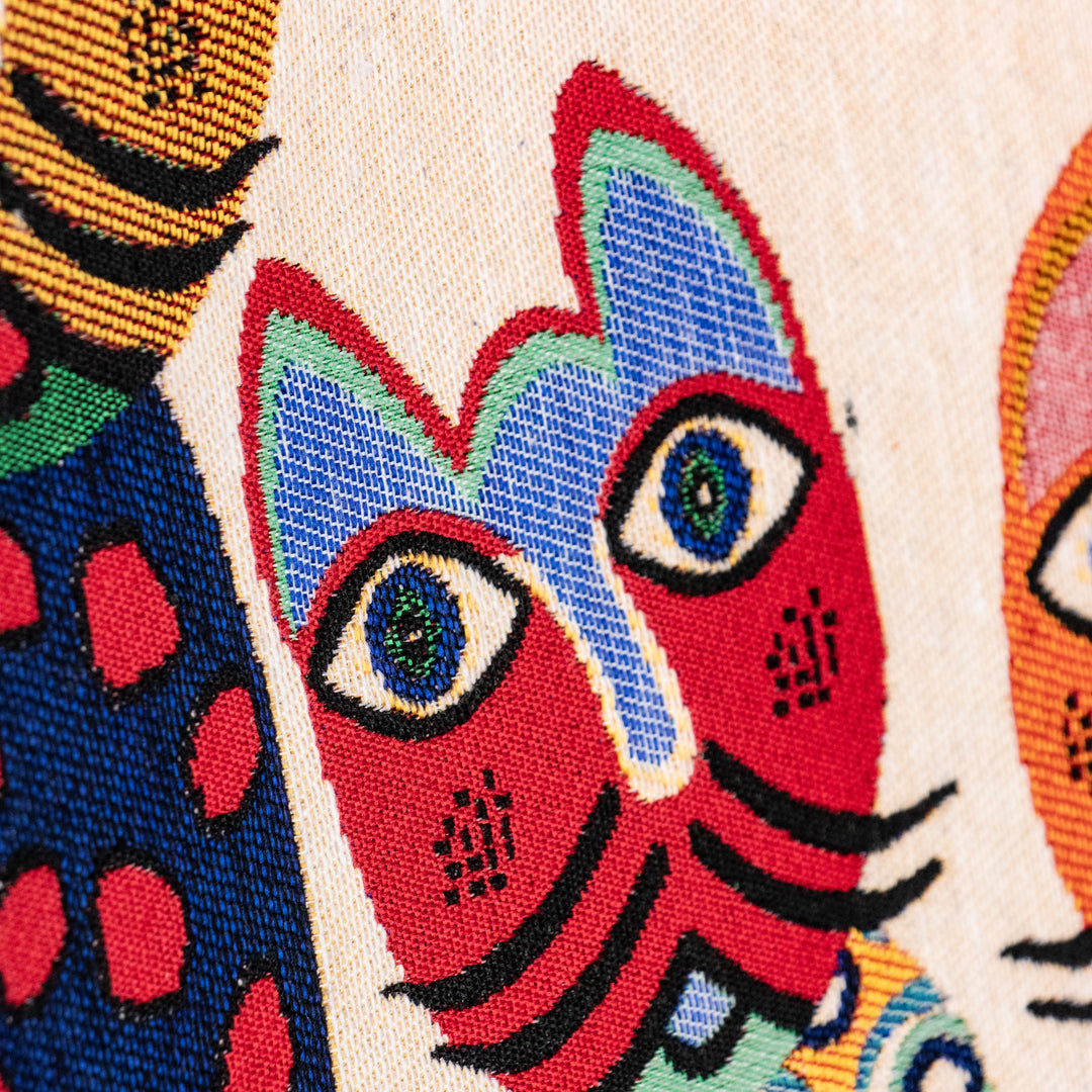 Authentic Turkish Tapestry Tote Bags – Floral & Cat Variants
