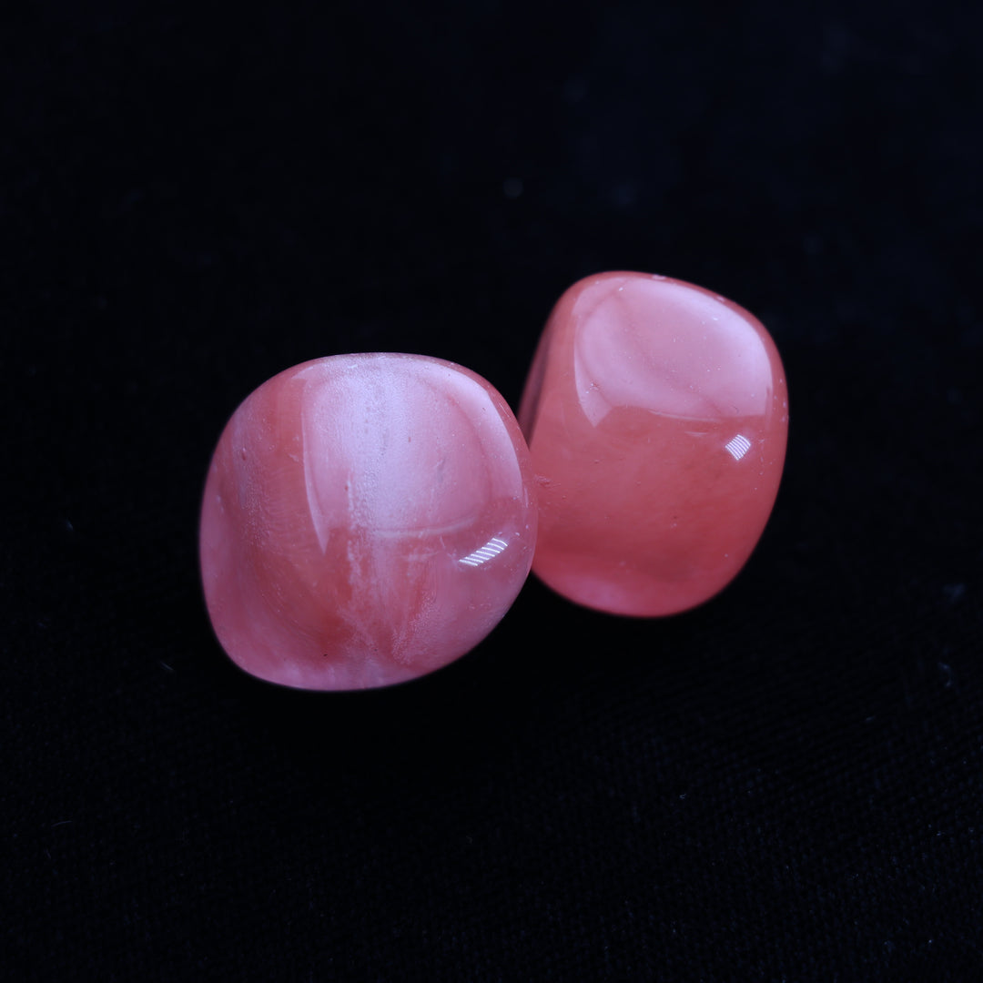 Natural Cherry Quartz Tumbled Stone - Polished Gems for Spiritual Growth & Positive Energy