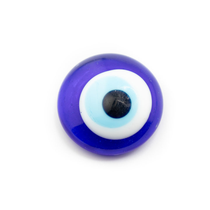 Nazar/mauvais œil plat fait main en lampwork, 2,5 cm