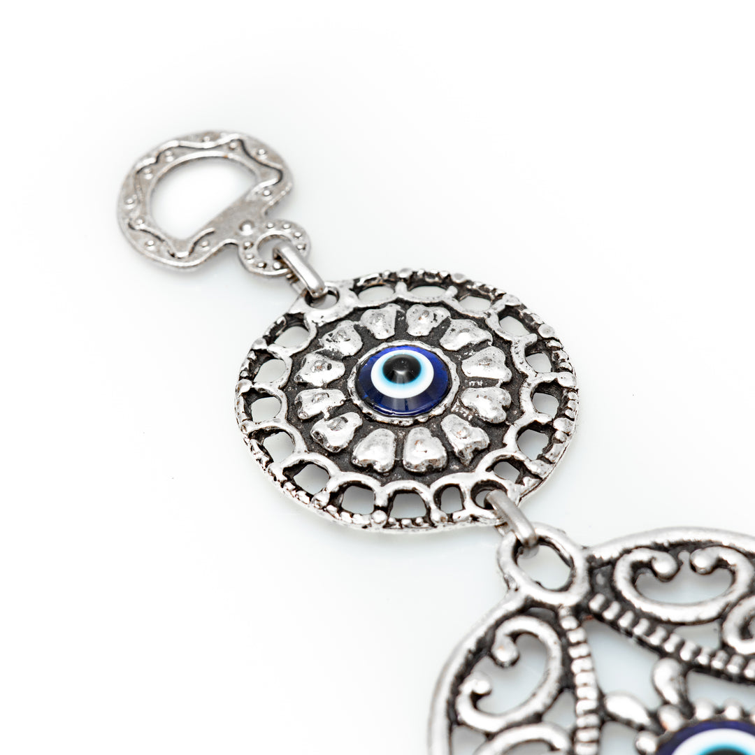 Authentic Nazar/Evil Eye Wall Decor with Hamsa Hand, 13" Inch