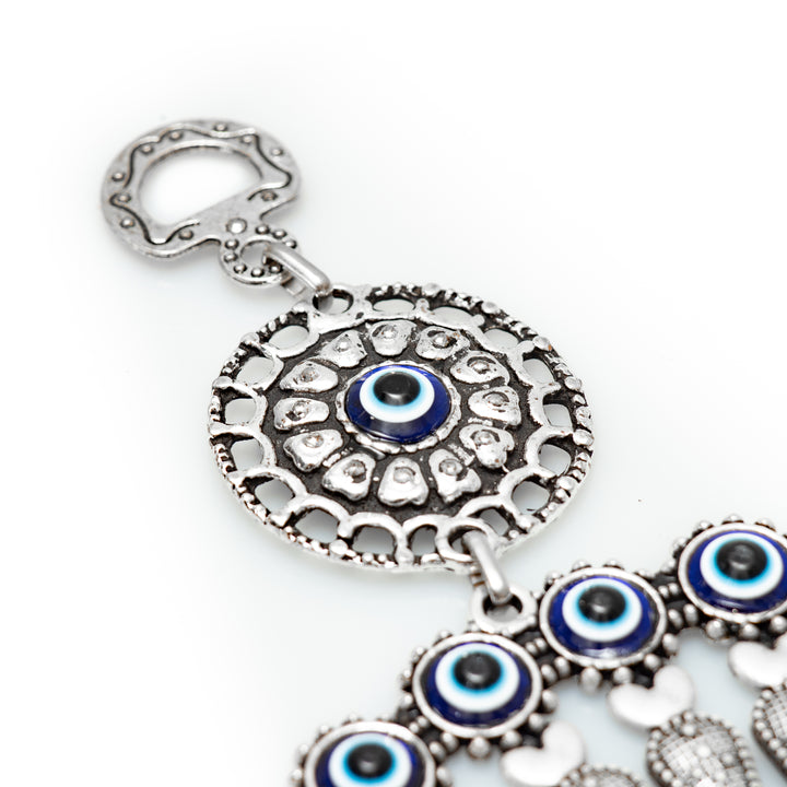 Authentic Nazar/Evil Eye Wall Decor with Sunshine Figure, 9" Inch
