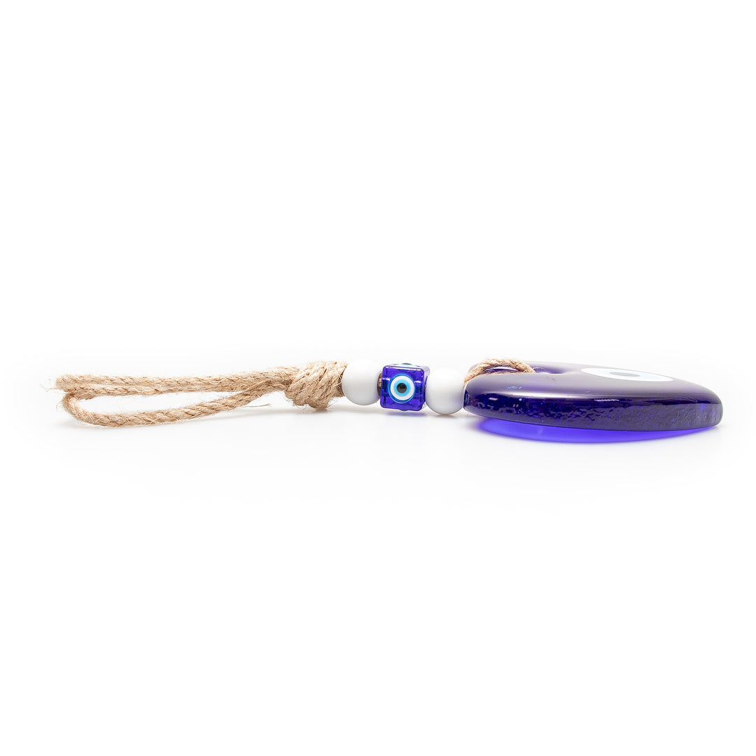 Nazar/Evil Eye Heart Shaped Hanging Decor, 10" Inch