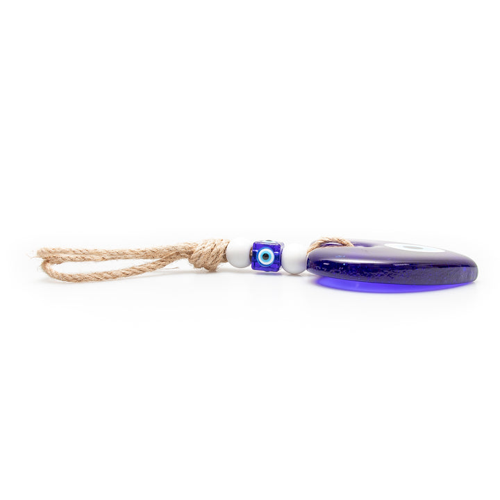 Nazar/Evil Eye Heart Shaped Hanging Decor, 10" Inch