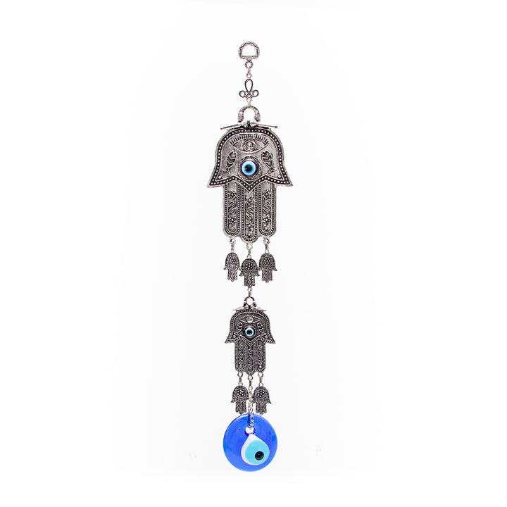 Authentic Nazar/Evil Eye Wall Decor with Hamsa Hand, 16" Inch