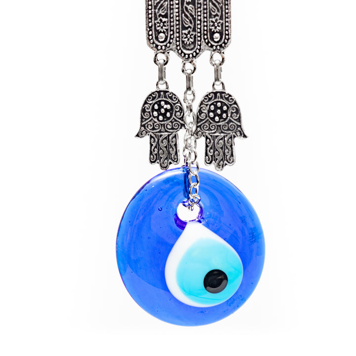 Authentic Nazar/Evil Eye Wall Decor with Hamsa Hand, 16" Inch