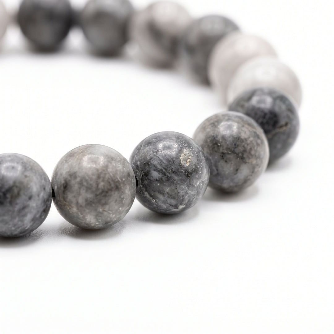 Hawk's Eye Metal-Free Stretch Bracelet – 8mm Natural Stone Jewelry
