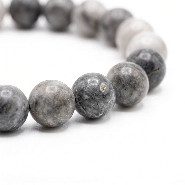 Hawk's Eye Metal-Free Stretch Bracelet – 8mm Natural Stone Jewelry
