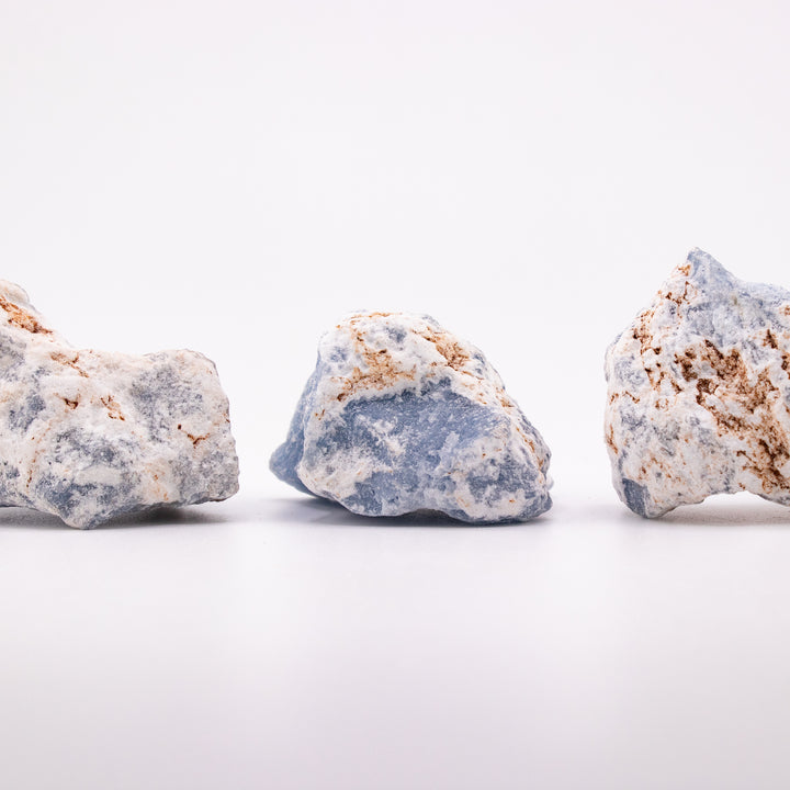 Angelite Rough Crystals | Communication & Spiritual Awareness