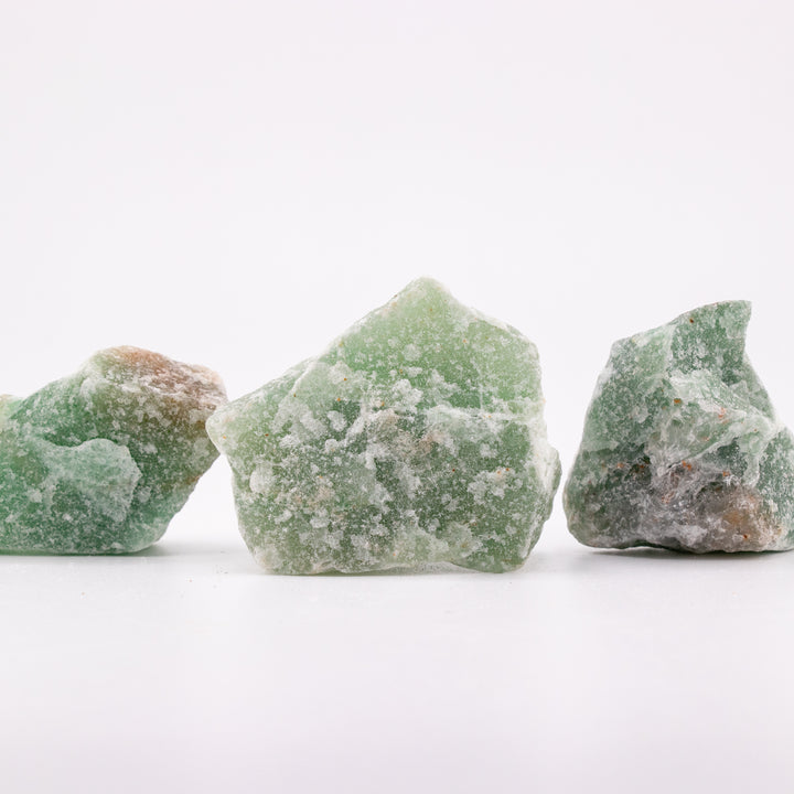 Green Aventurine Rough Crystals | Prosperity & Emotional Balance