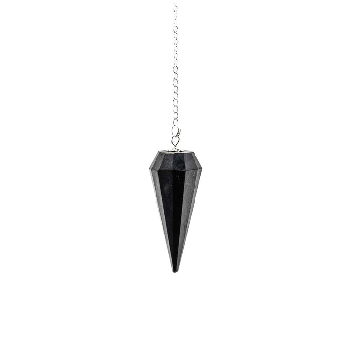 Shungite Pendulum – Ultimate Purification & EMF Shielding Tool for Deep Grounding, Divination & Spiritual Detox