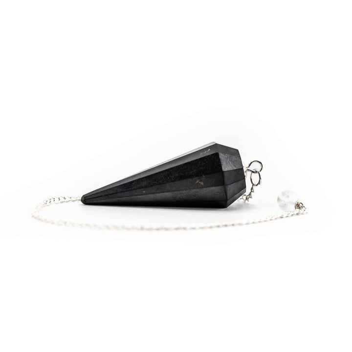 Shungite Pendulum – Ultimate Purification & EMF Shielding Tool for Deep Grounding, Divination & Spiritual Detox