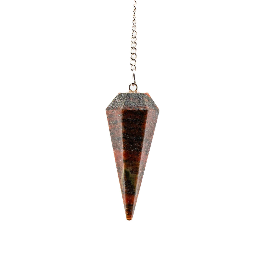 Unakite Pendulum – Emotional Balance & Healing Tool for Grounded Divination & Heart Chakra Energy Work