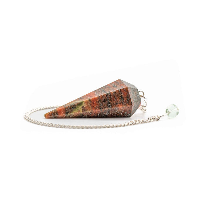 Unakite Pendulum – Emotional Balance & Healing Tool for Grounded Divination & Heart Chakra Energy Work