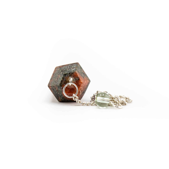 Unakite Pendulum – Emotional Balance & Healing Tool for Grounded Divination & Heart Chakra Energy Work