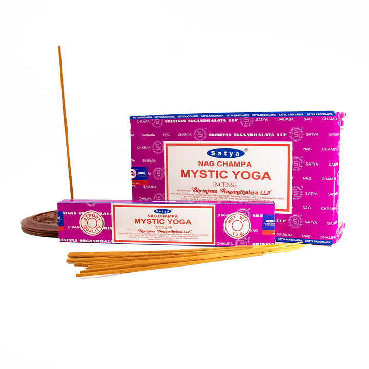 Incienso Satya Nag Champa Mystic Yoga (15 g)