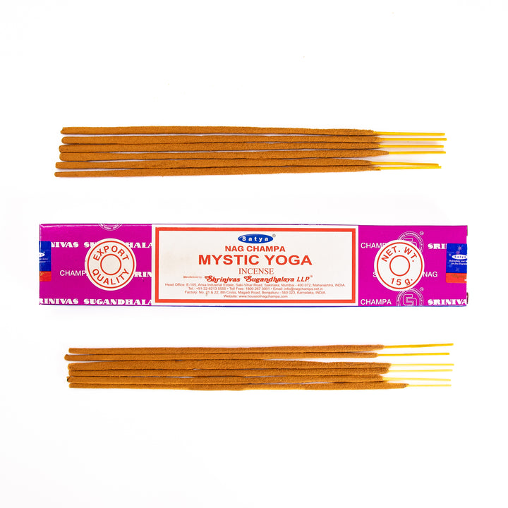 Incienso Satya Nag Champa Mystic Yoga (15 g)