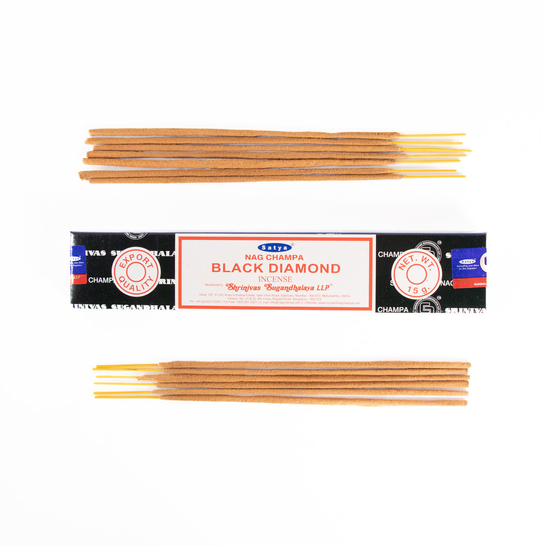 Satya Black Diamond Incense Sticks – 15g