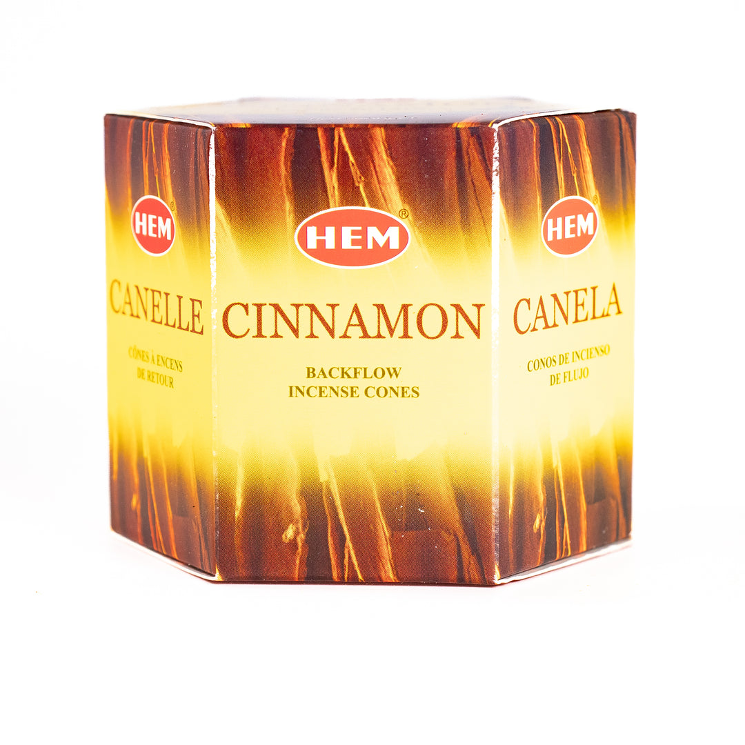 HEM Cinnamon Backflow Incense Cones