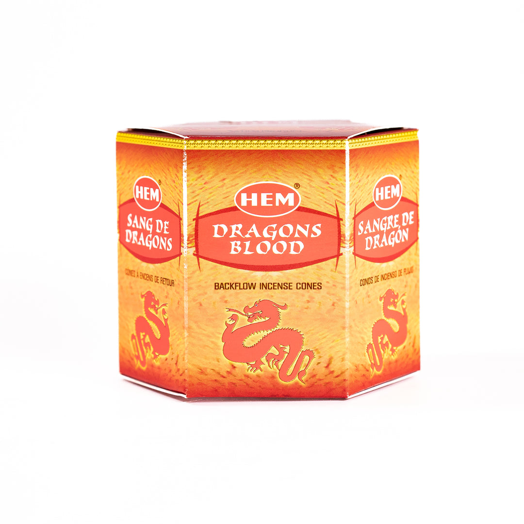 HEM Dragon’s Blood Backflow Incense Cones