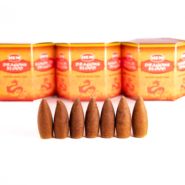 HEM Dragon’s Blood Backflow Incense Cones